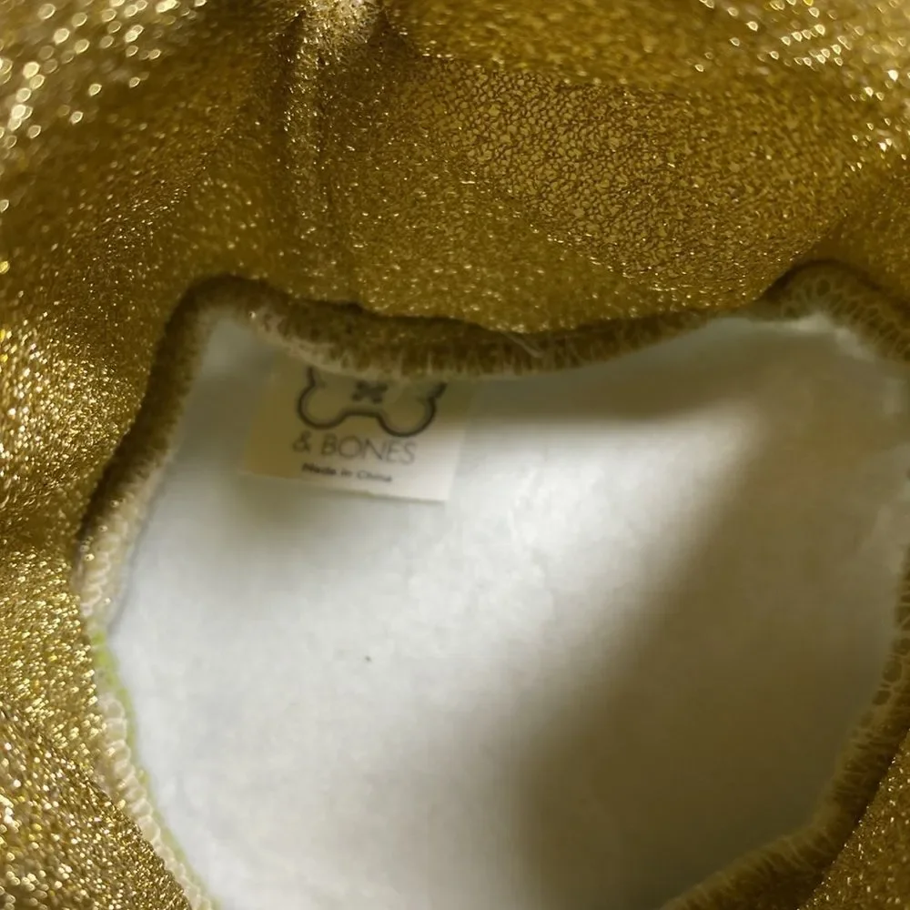 Sparkly Gold Doggy Birthday Crown